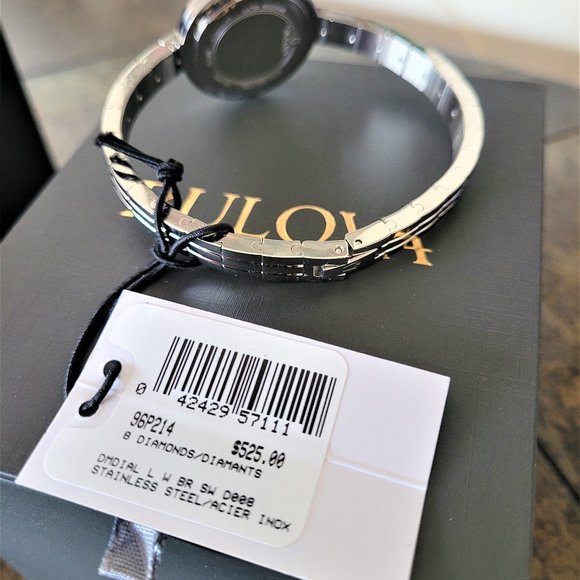 Bulova Women's 96P214 Diamond Watch - Picture 4 of 9